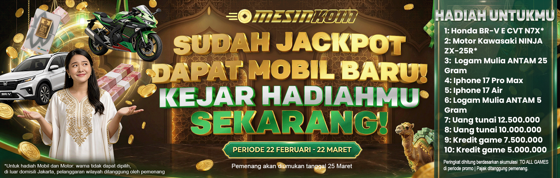 BONUS PANJAT TURNOVER