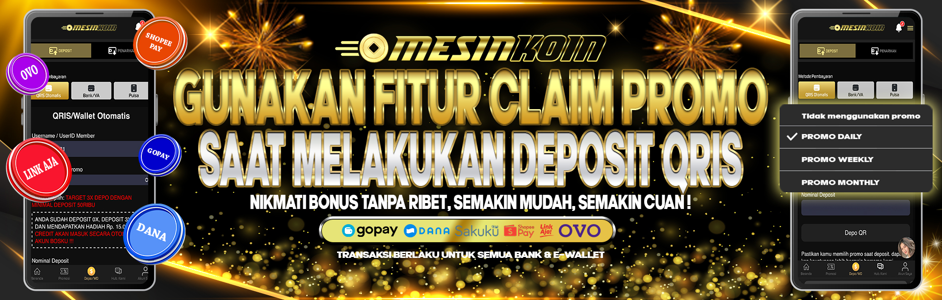 PROMO DEPOSIT QRIS HARIAN HINGGA BULANAN